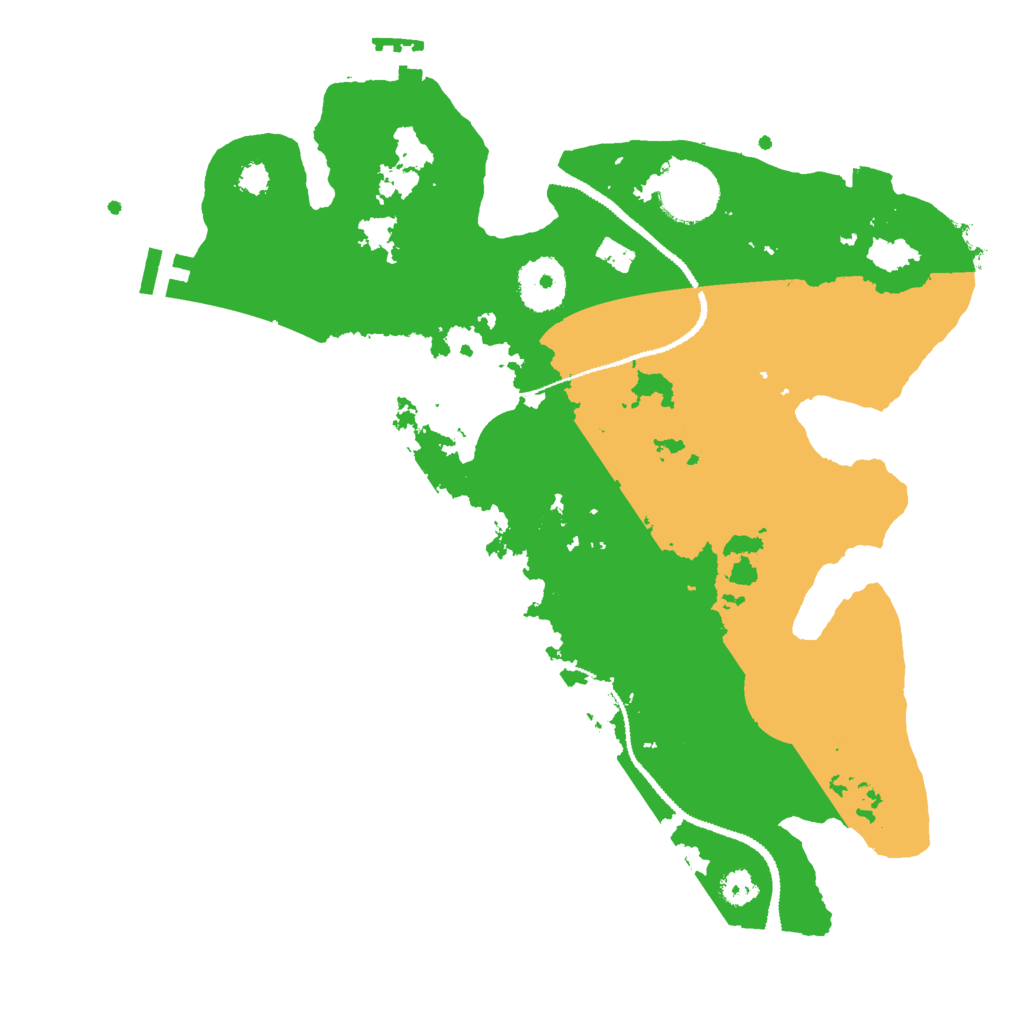Biome Rust Map: Procedural Map, Size: 3000, Seed: 1691099110