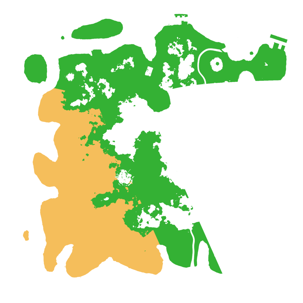Biome Rust Map: Procedural Map, Size: 3500, Seed: 332949851