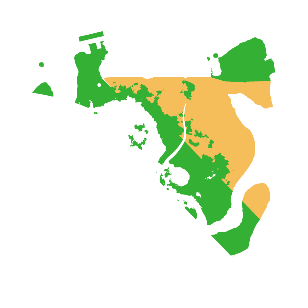 Biome Rust Map: Procedural Map, Size: 2500, Seed: 1307098417