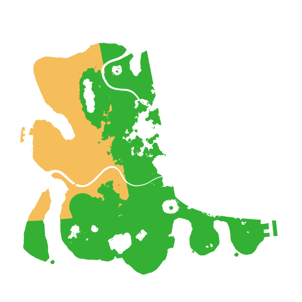Biome Rust Map: Procedural Map, Size: 3000, Seed: 789630655