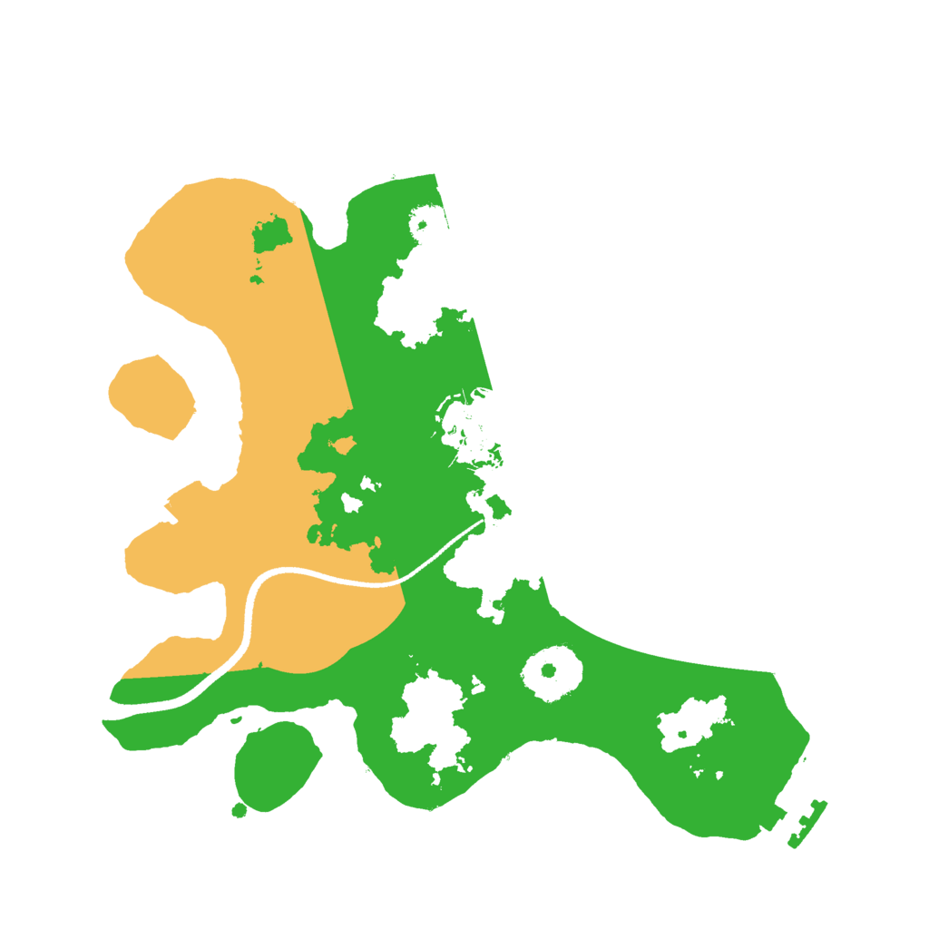 Biome Rust Map: Procedural Map, Size: 2500, Seed: 12889
