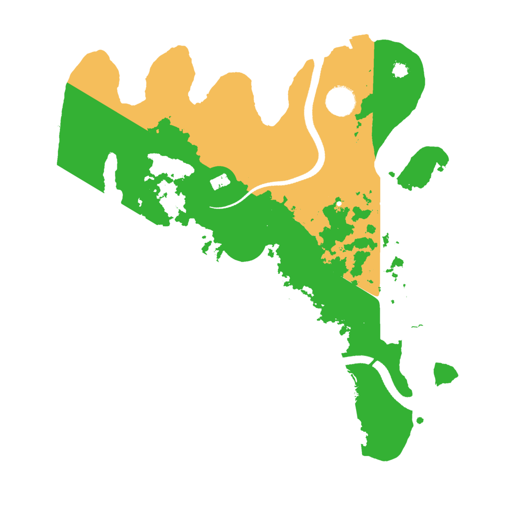 Biome Rust Map: Procedural Map, Size: 3000, Seed: 377213335