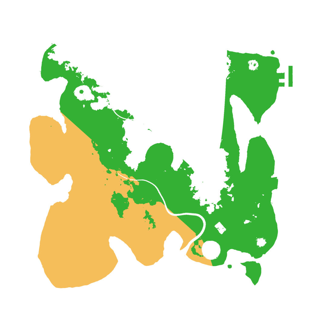 Biome Rust Map: Procedural Map, Size: 3000, Seed: 86162