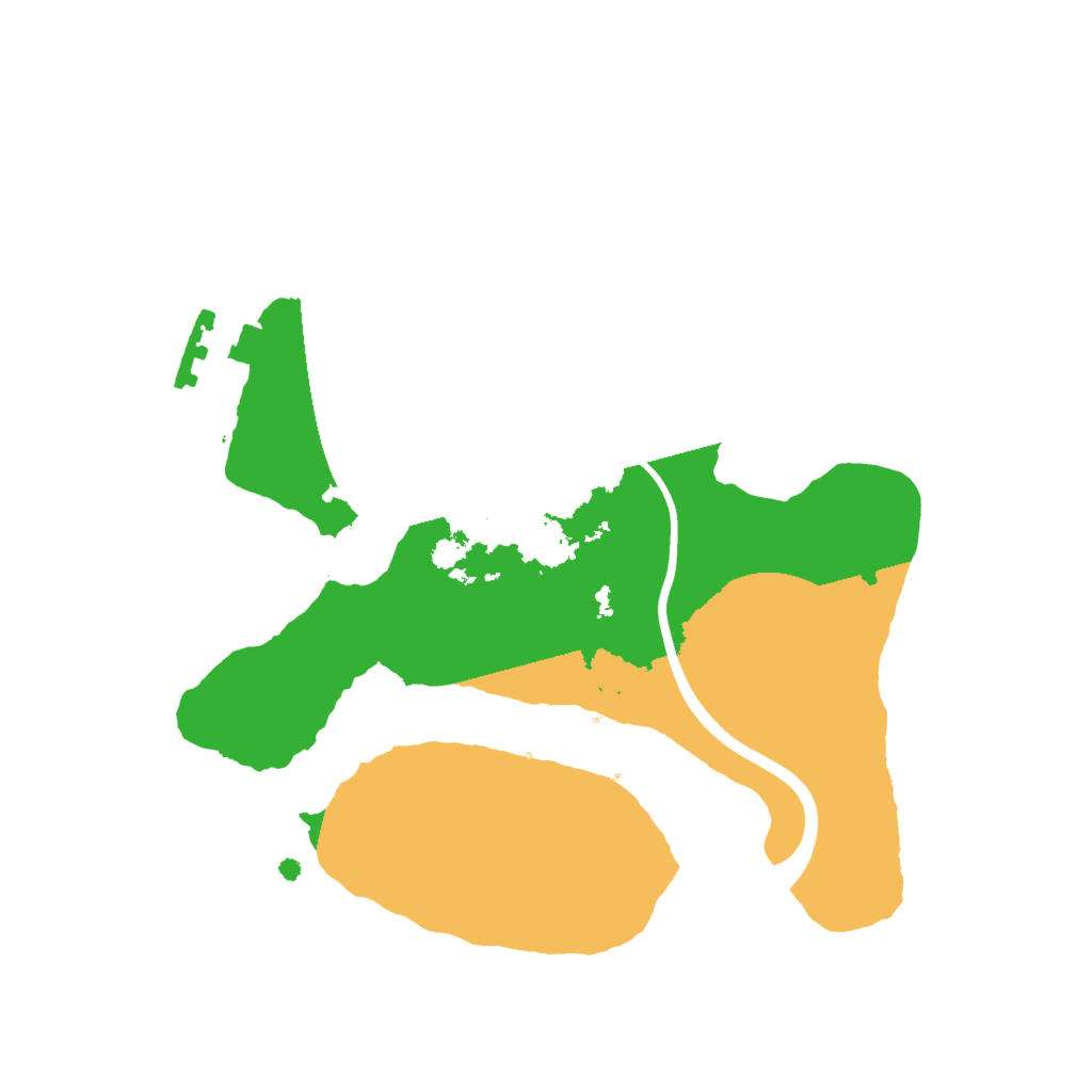 Biome Rust Map: Procedural Map, Size: 2000, Seed: 57485