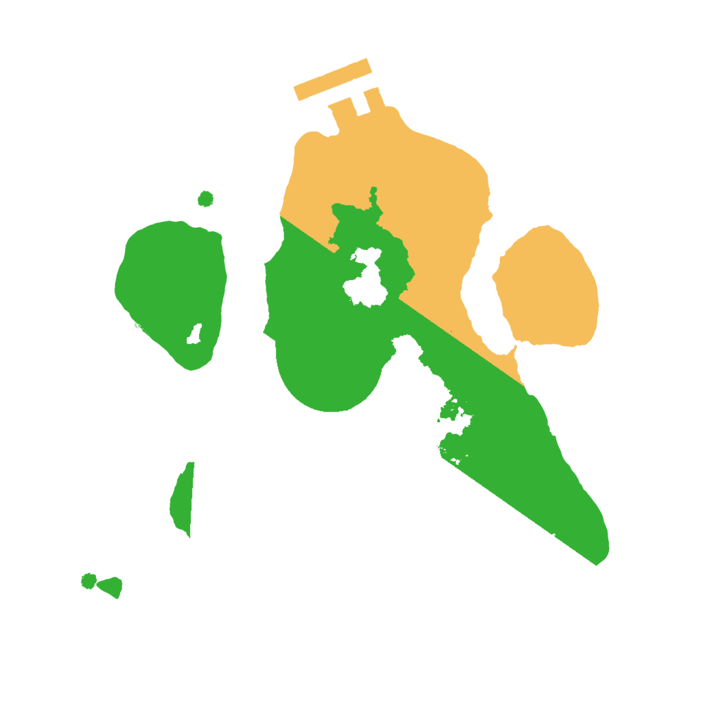 Biome Rust Map: Procedural Map, Size: 1800, Seed: 1563287570