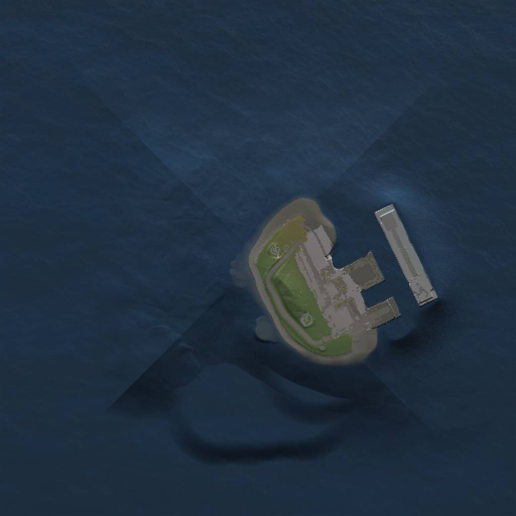 Rust Map: Procedural Map, Size: 1000, Seed: 890728286, 2 Monuments