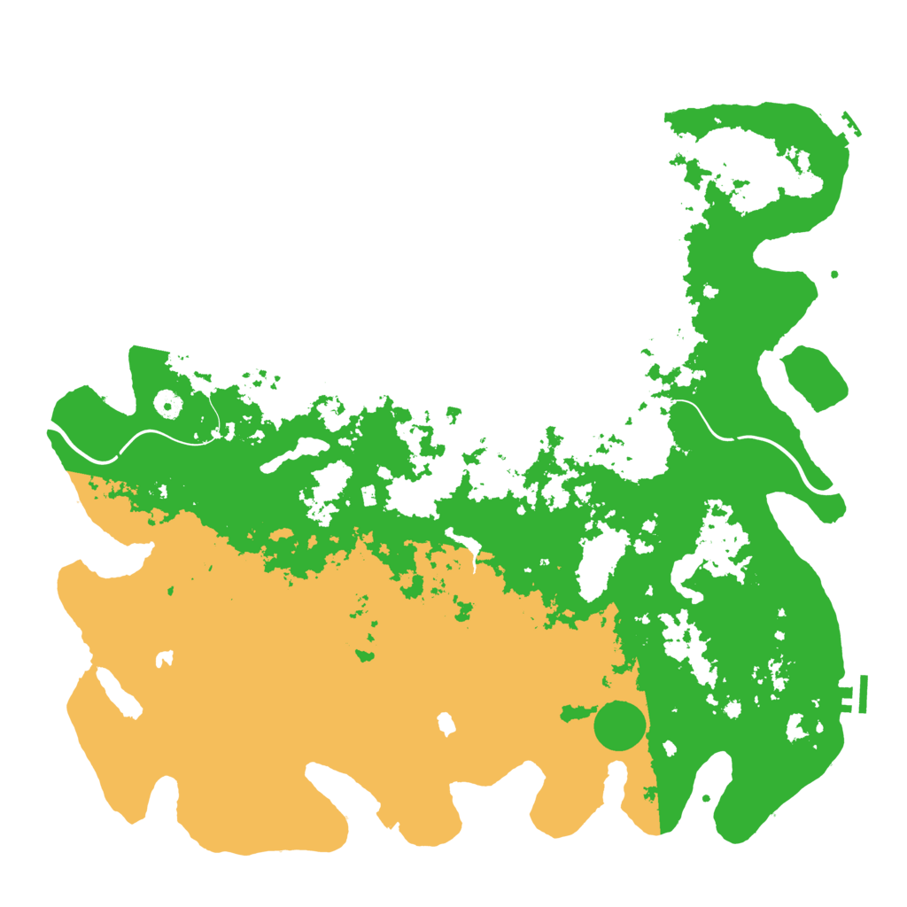 Biome Rust Map: Procedural Map, Size: 4800, Seed: 1040175564