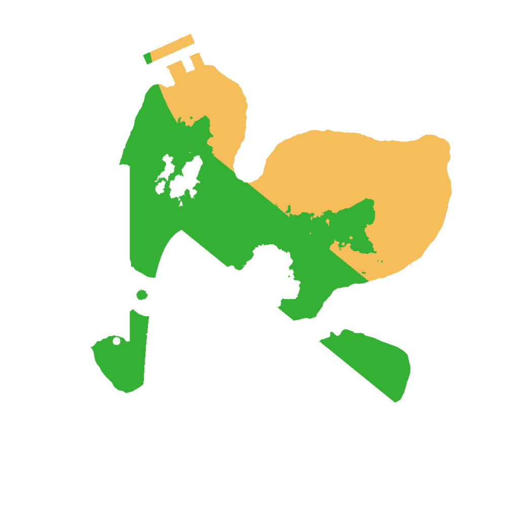 Biome Rust Map: Procedural Map, Size: 2000, Seed: 260467005