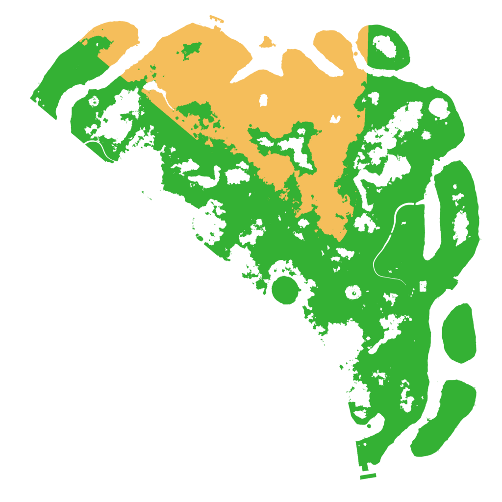 Biome Rust Map: Procedural Map, Size: 5000, Seed: 849199568