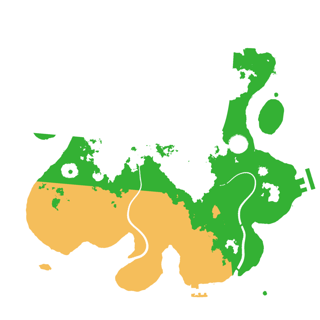 Biome Rust Map: Procedural Map, Size: 3000, Seed: 931721822