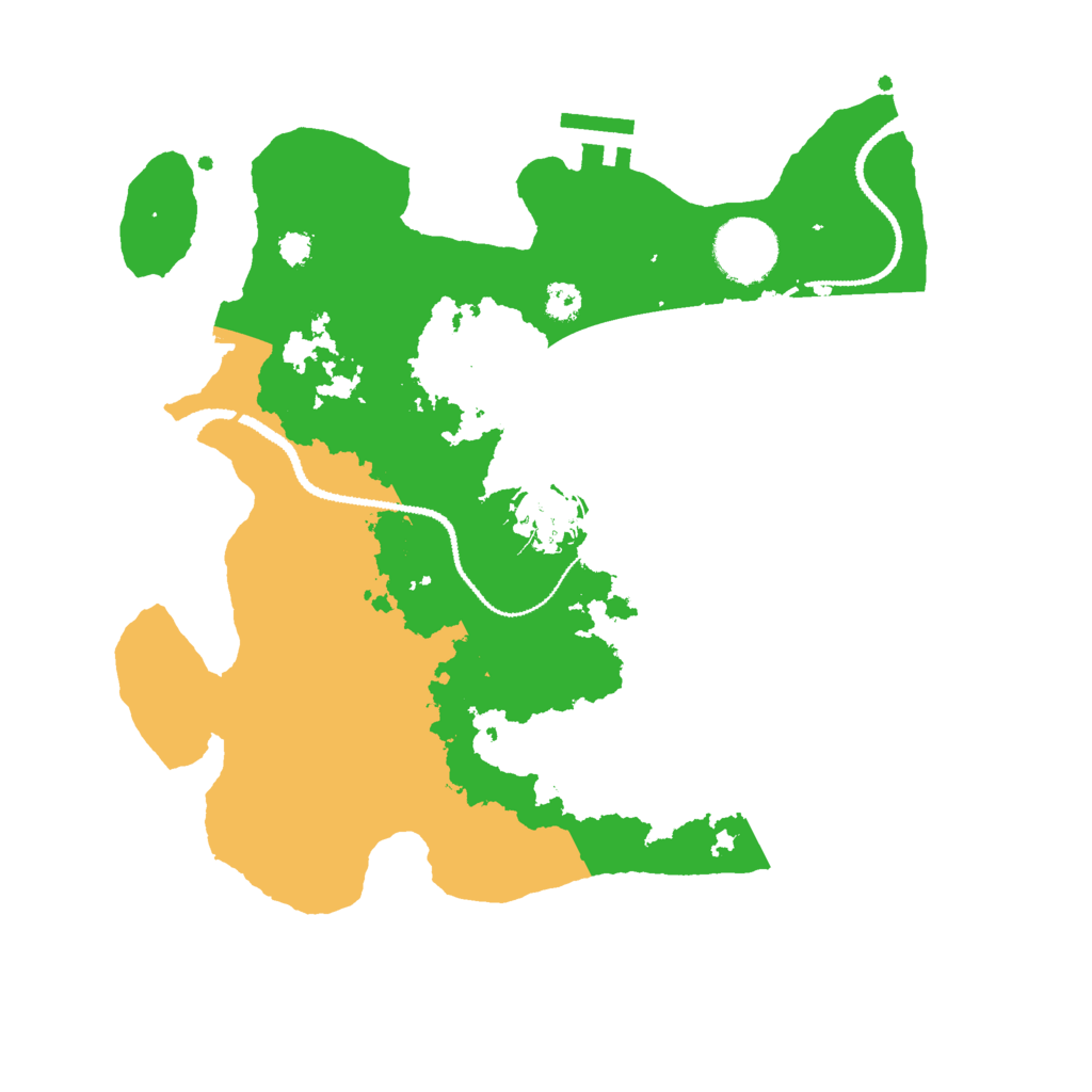 Biome Rust Map: Procedural Map, Size: 3000, Seed: 4095723
