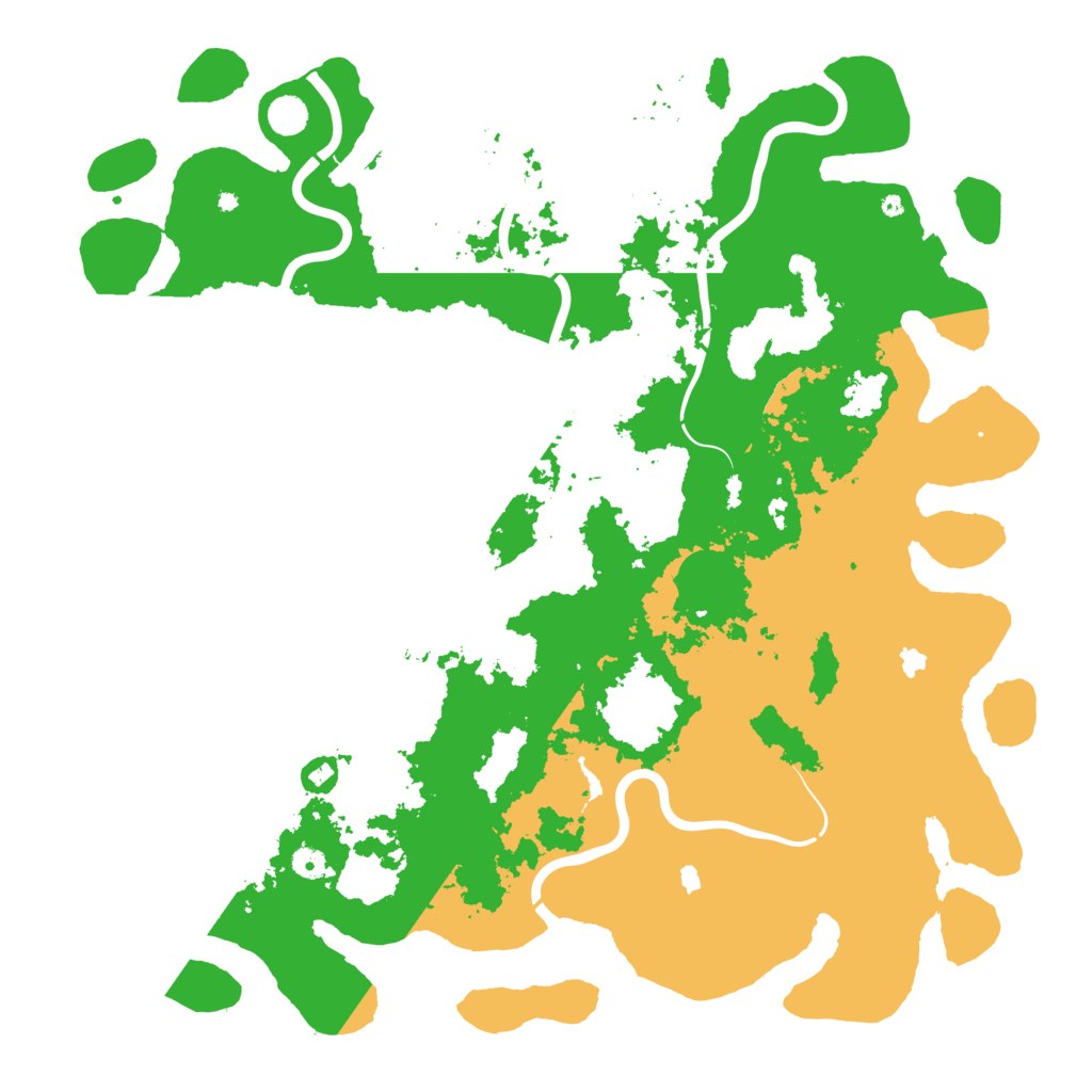Biome Rust Map: Procedural Map, Size: 5000, Seed: 2119512413
