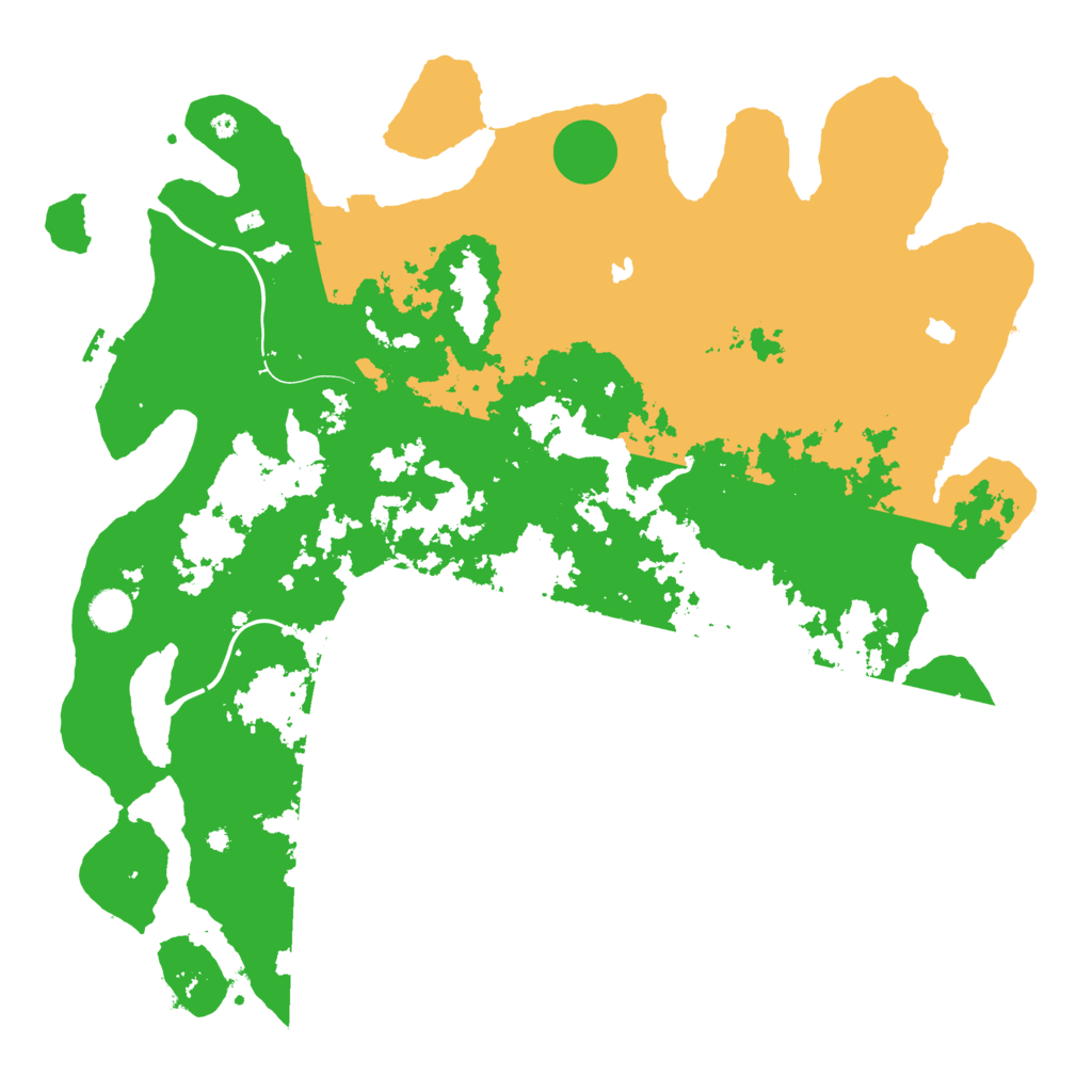 Biome Rust Map: Procedural Map, Size: 4500, Seed: 739573308