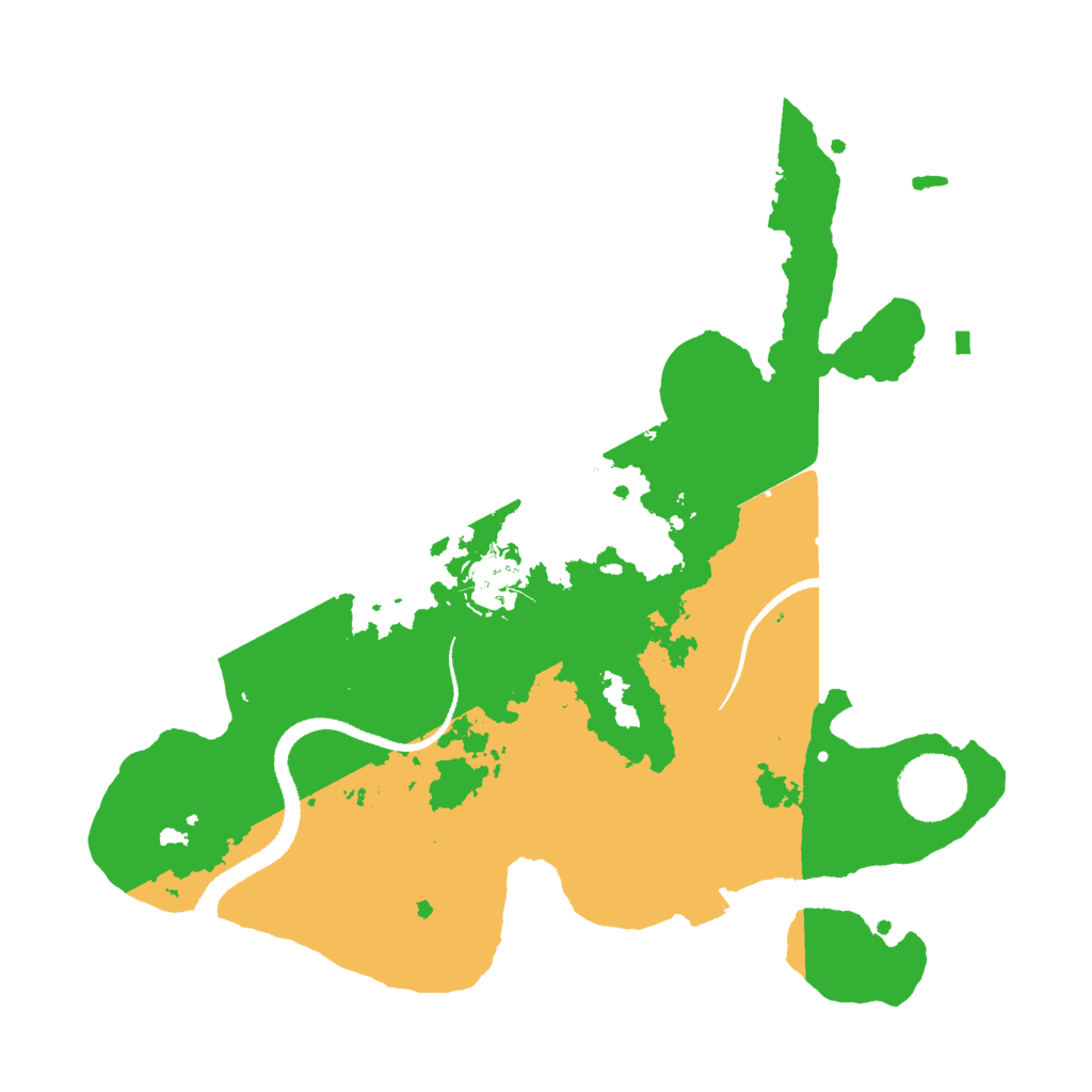 Biome Rust Map: Procedural Map, Size: 3000, Seed: 11178587