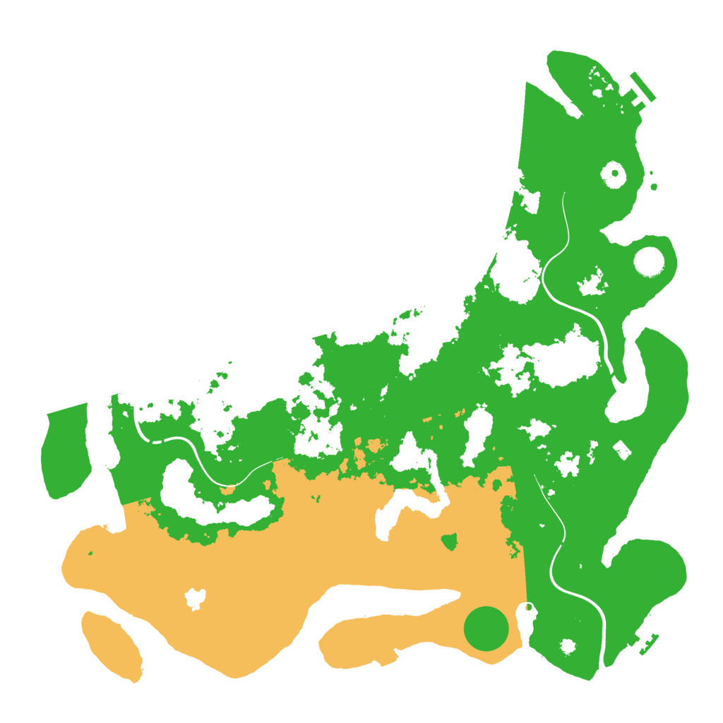 Biome Rust Map: Procedural Map, Size: 4250, Seed: 291574735