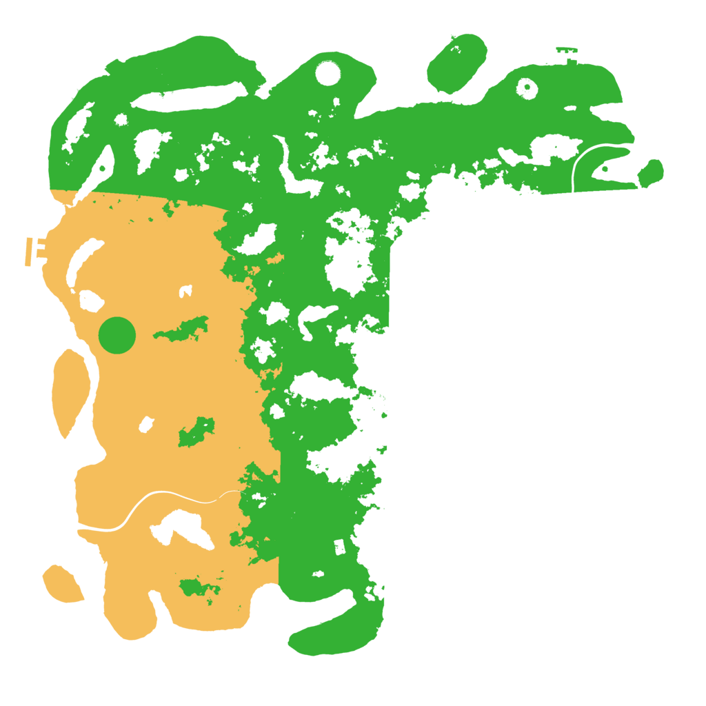 Biome Rust Map: Procedural Map, Size: 5000, Seed: 174685983