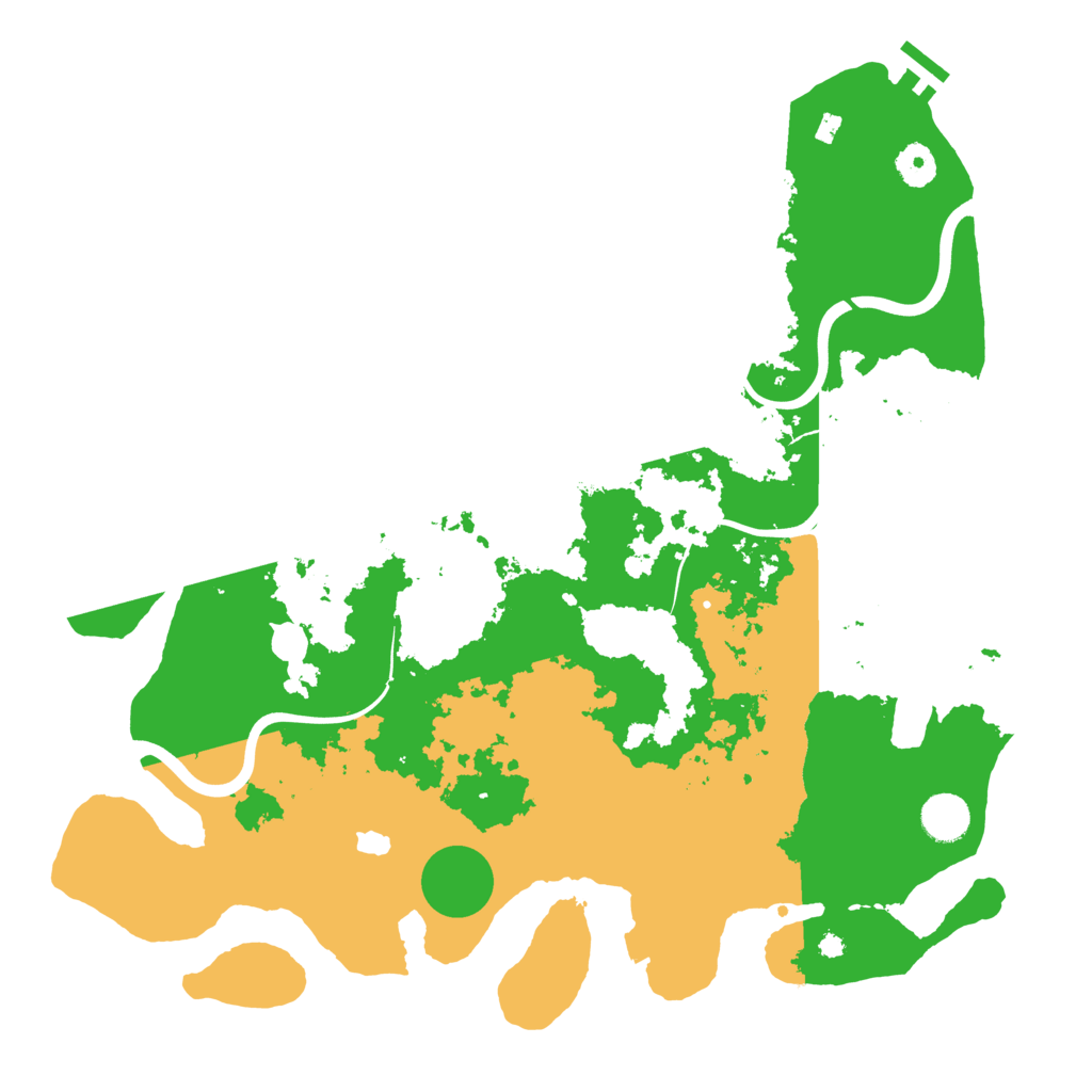 Biome Rust Map: Procedural Map, Size: 4000, Seed: 225801315