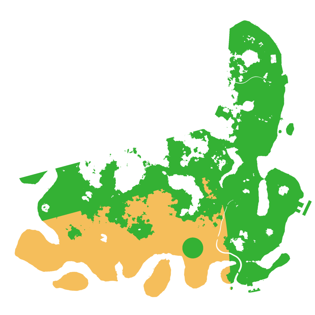 Biome Rust Map: Procedural Map, Size: 4000, Seed: 225801315