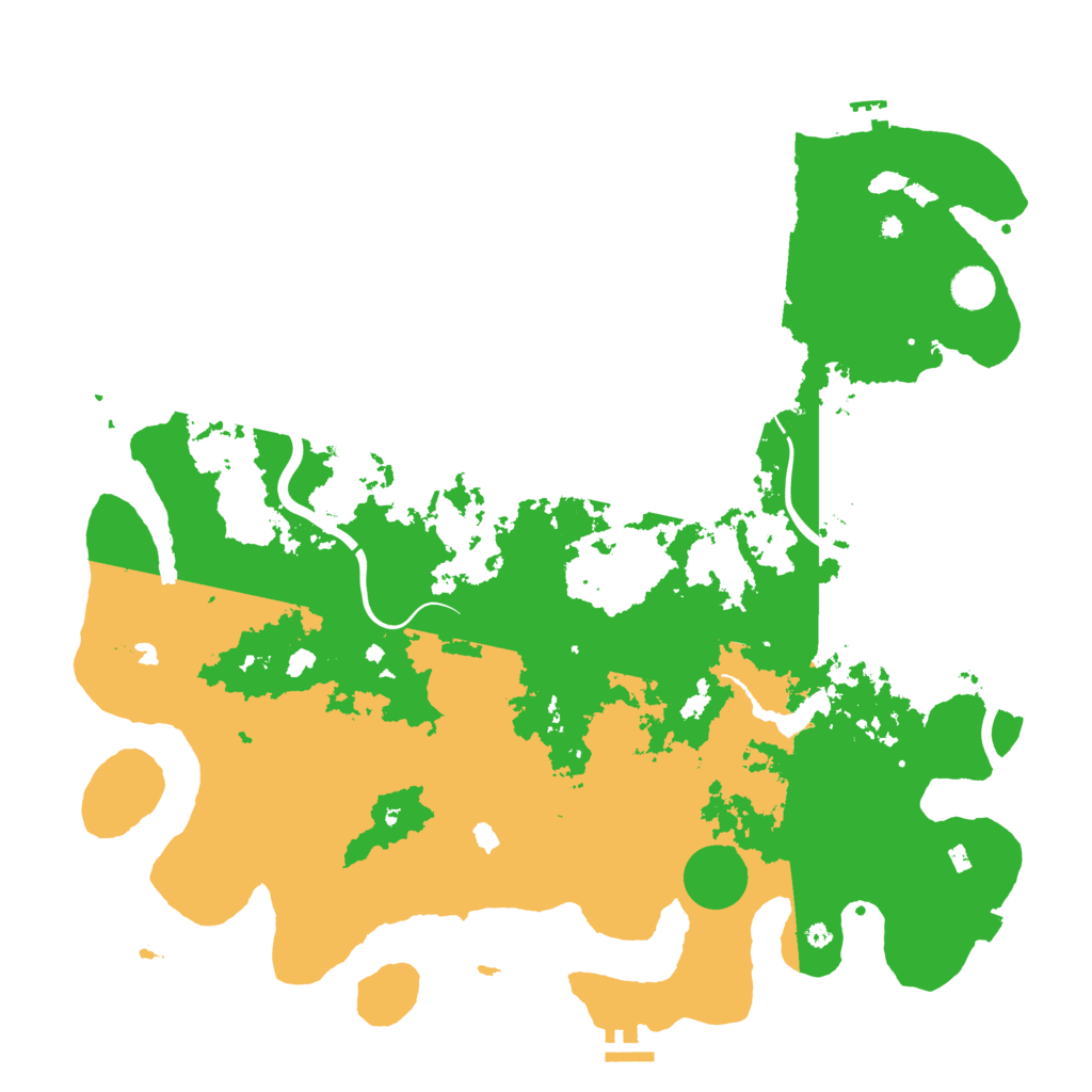 Biome Rust Map: Procedural Map, Size: 4500, Seed: 30337617