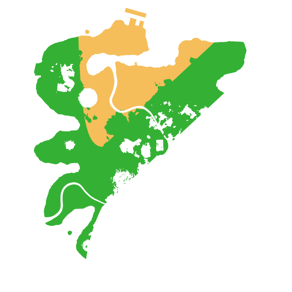 Biome Rust Map: Procedural Map, Size: 2748, Seed: 1561991001