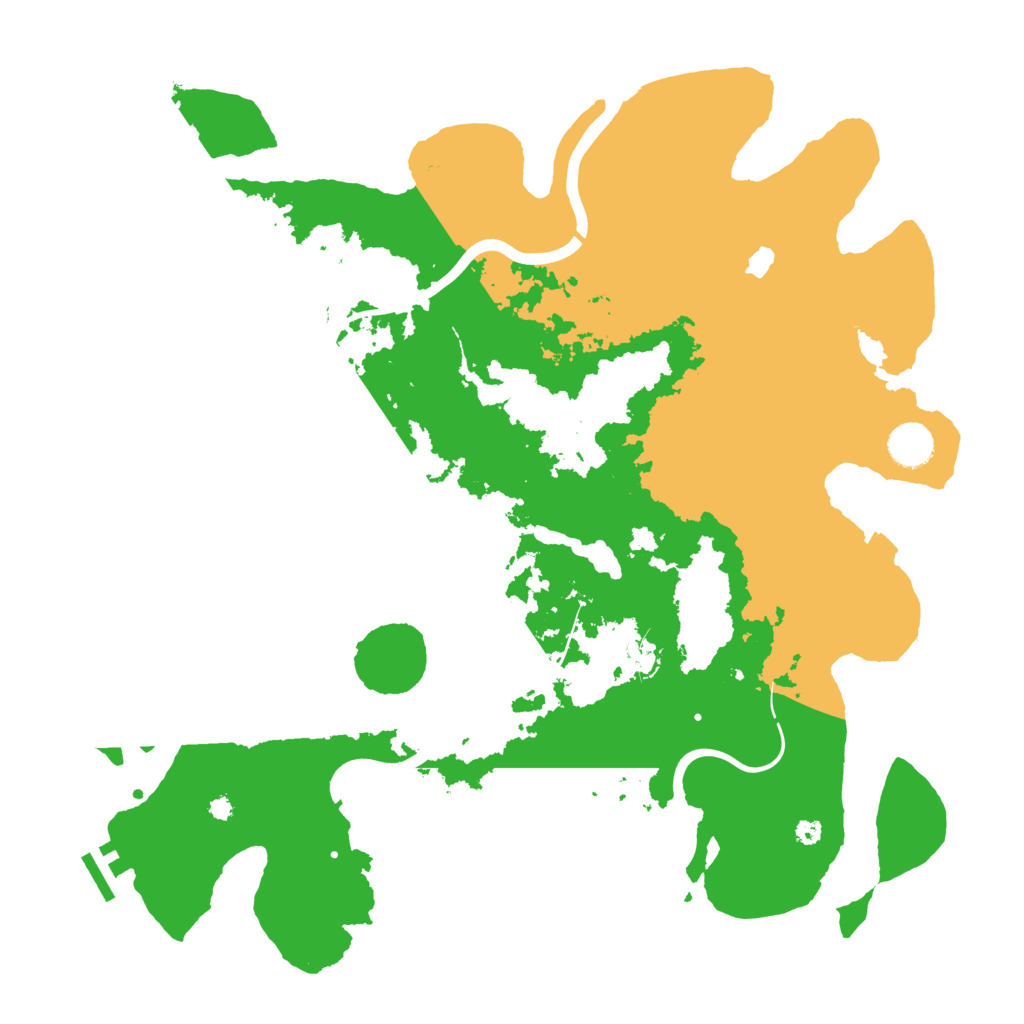 Biome Rust Map: Procedural Map, Size: 4000, Seed: 142285