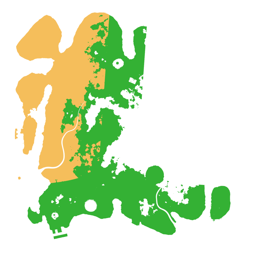 Biome Rust Map: Procedural Map, Size: 3700, Seed: 1773004187