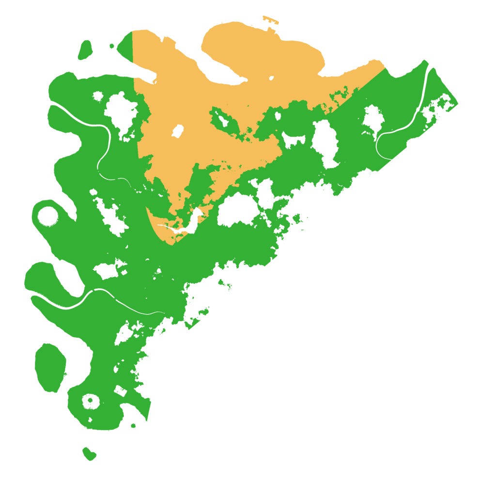 Biome Rust Map: Procedural Map, Size: 4400, Seed: 167896348