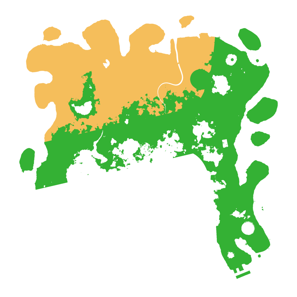 Biome Rust Map: Procedural Map, Size: 4000, Seed: 8866687