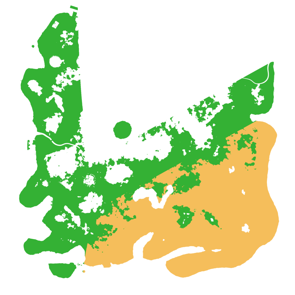 Biome Rust Map: Procedural Map, Size: 4500, Seed: 57531949