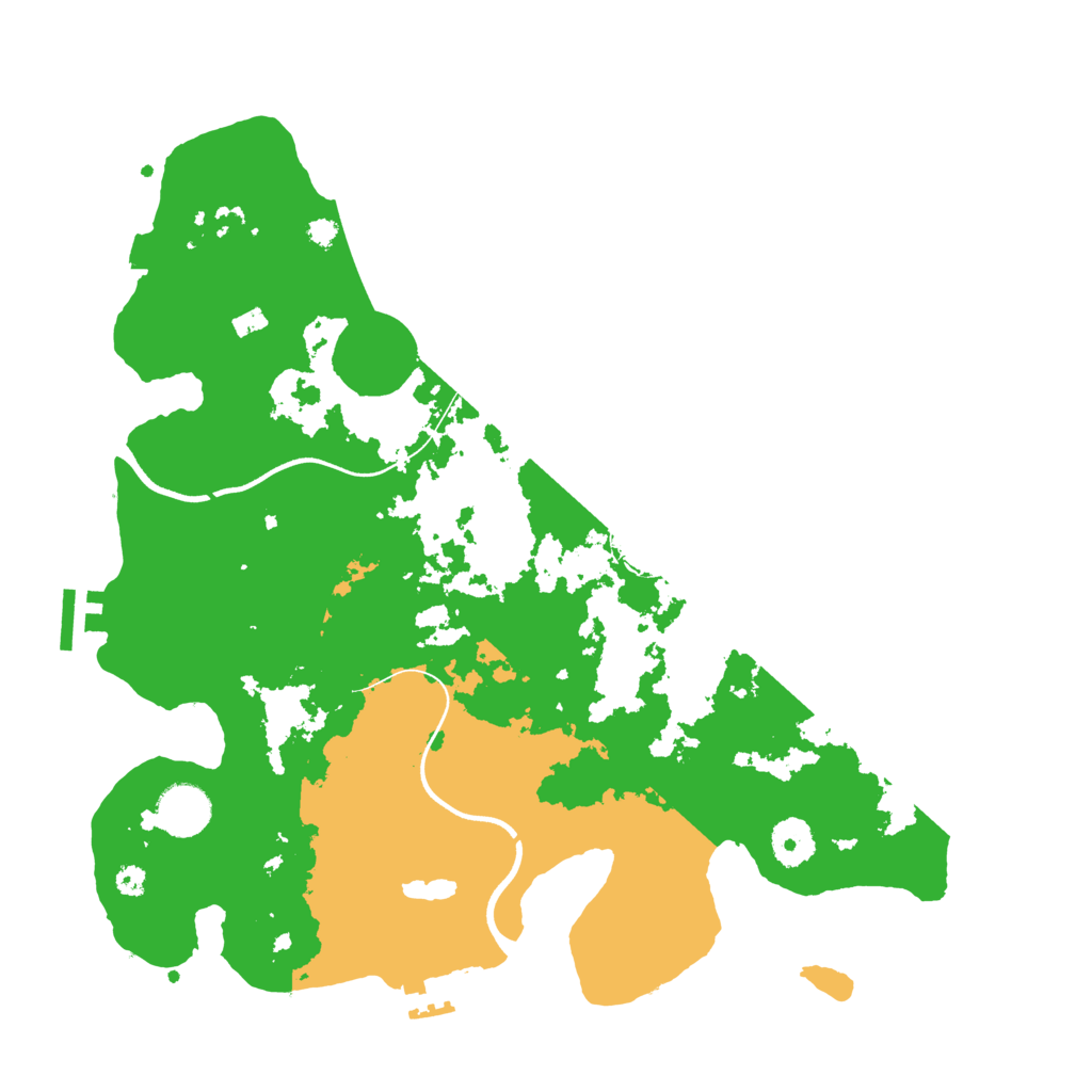 Biome Rust Map: Procedural Map, Size: 3600, Seed: 272806280