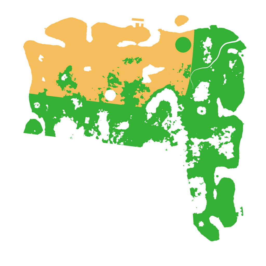 Biome Rust Map: Procedural Map, Size: 4500, Seed: 4761231