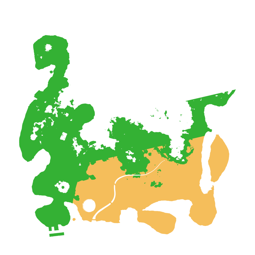 Biome Rust Map: Procedural Map, Size: 3500, Seed: 1957478091
