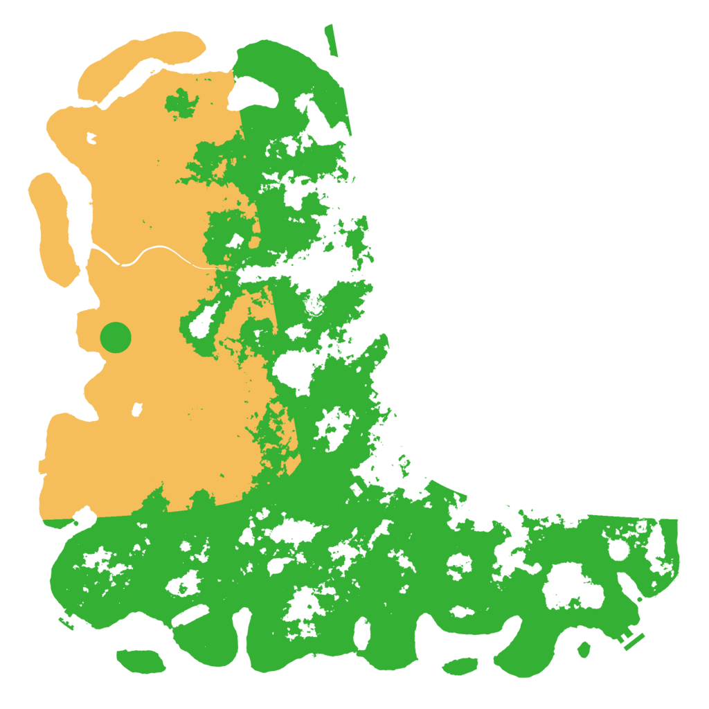 Biome Rust Map: Procedural Map, Size: 6000, Seed: 885689