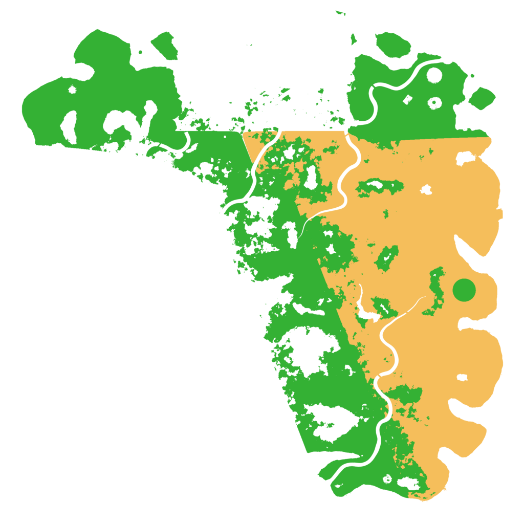 Biome Rust Map: Procedural Map, Size: 6000, Seed: 1061211633