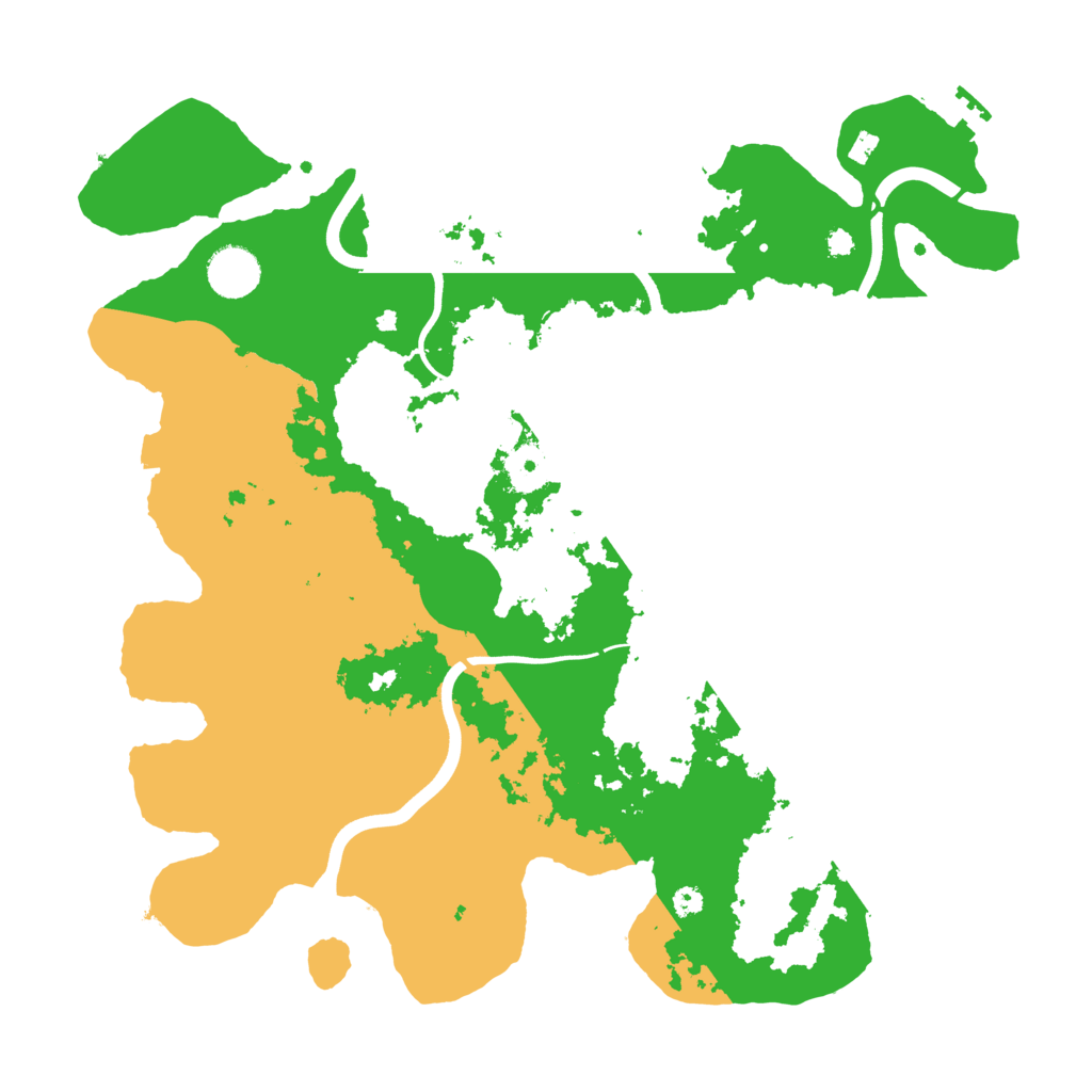 Biome Rust Map: Procedural Map, Size: 3700, Seed: 701336512