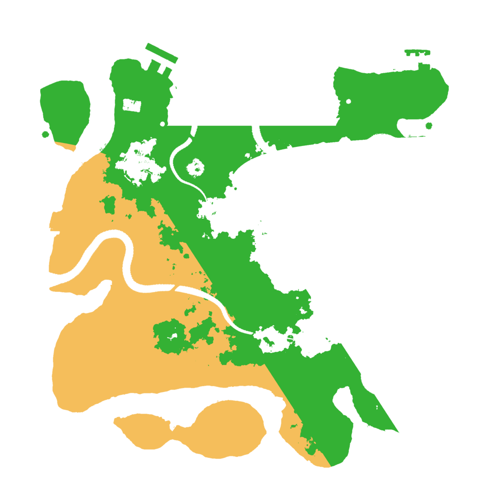 Biome Rust Map: Procedural Map, Size: 3000, Seed: 264225534