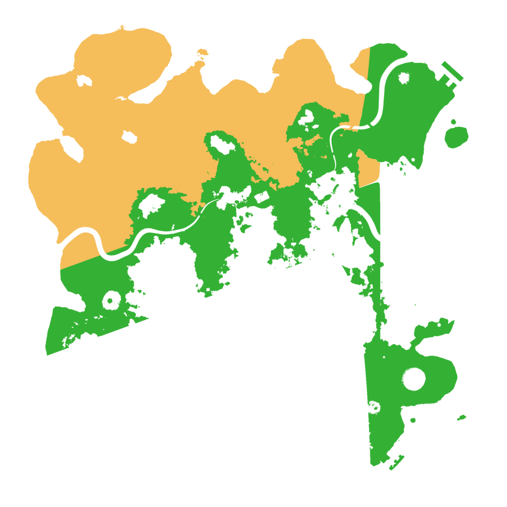 Biome Rust Map: Procedural Map, Size: 4000, Seed: 18929912