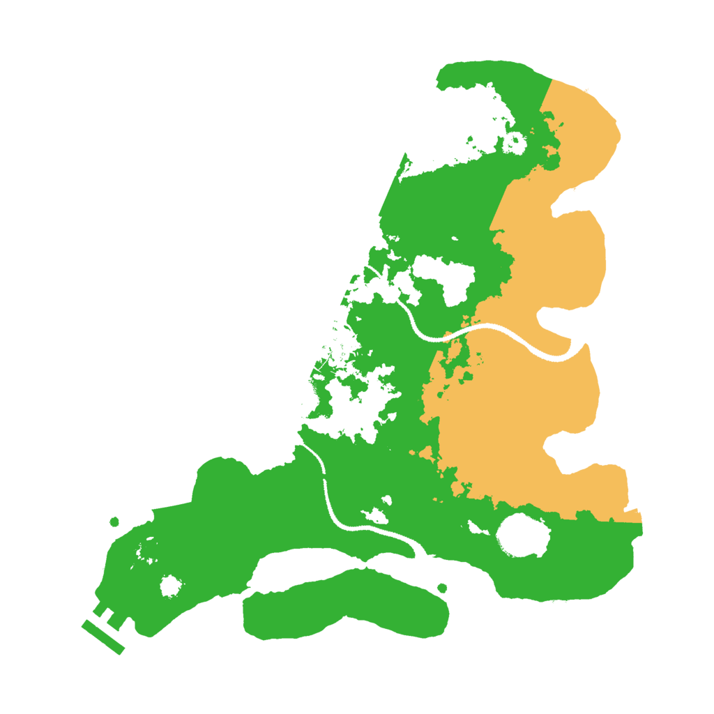 Biome Rust Map: Procedural Map, Size: 3000, Seed: 697075697