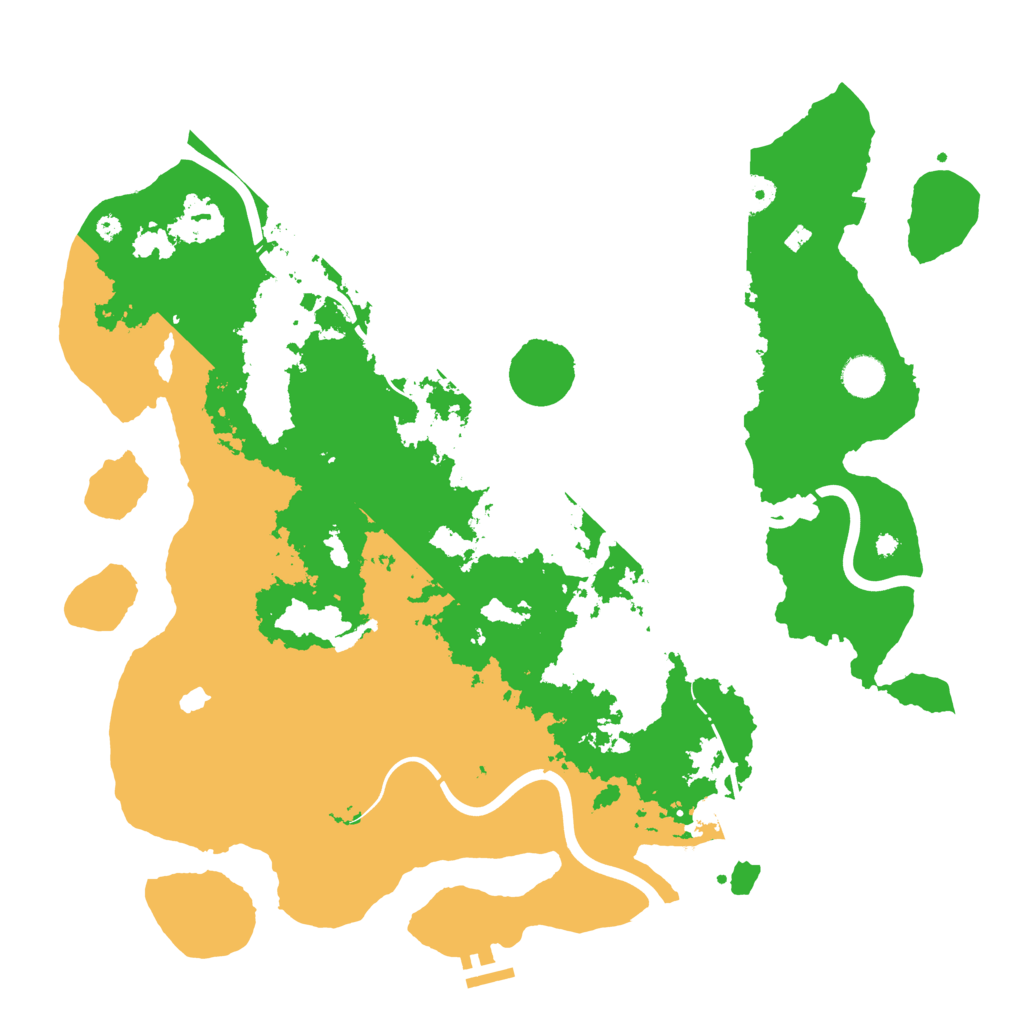 Biome Rust Map: Procedural Map, Size: 4250, Seed: 17995