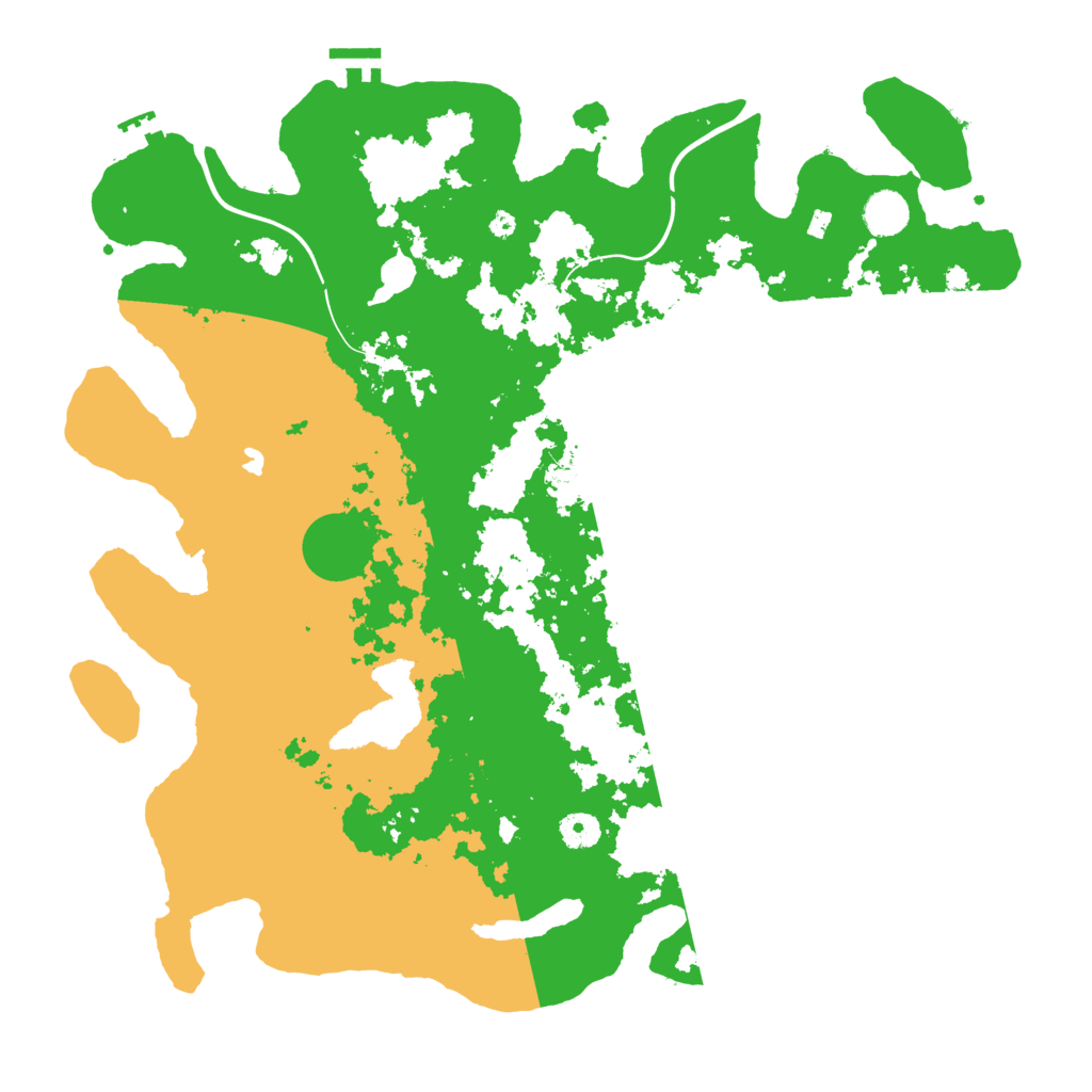 Biome Rust Map: Procedural Map, Size: 4250, Seed: 6551