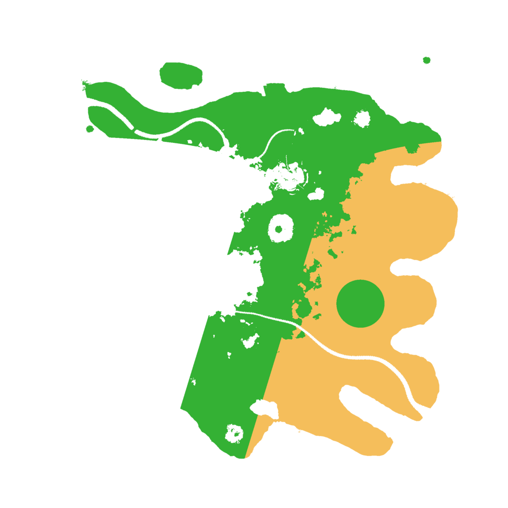 Biome Rust Map: Procedural Map, Size: 2800, Seed: 1806201666