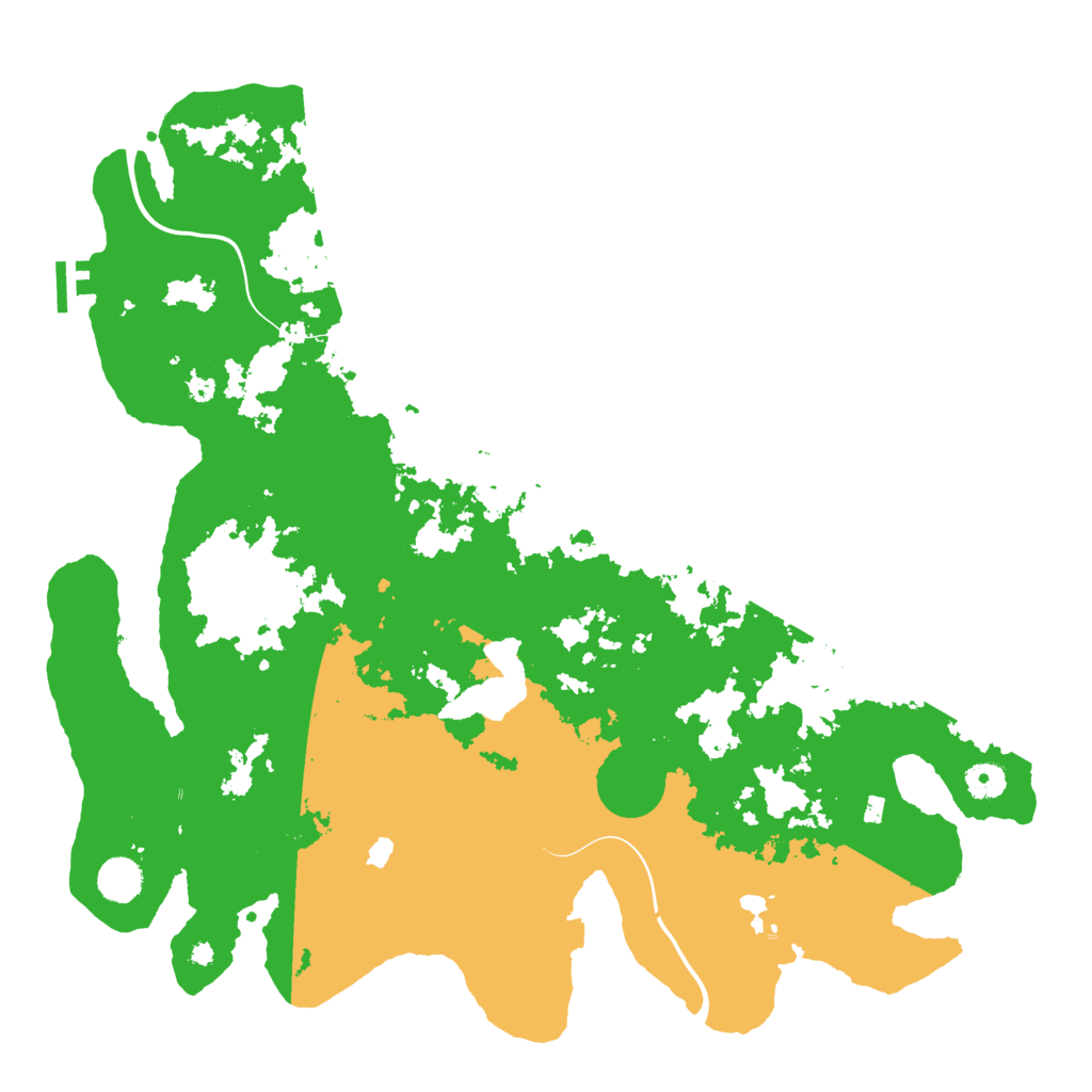 Biome Rust Map: Procedural Map, Size: 4300, Seed: 966239033