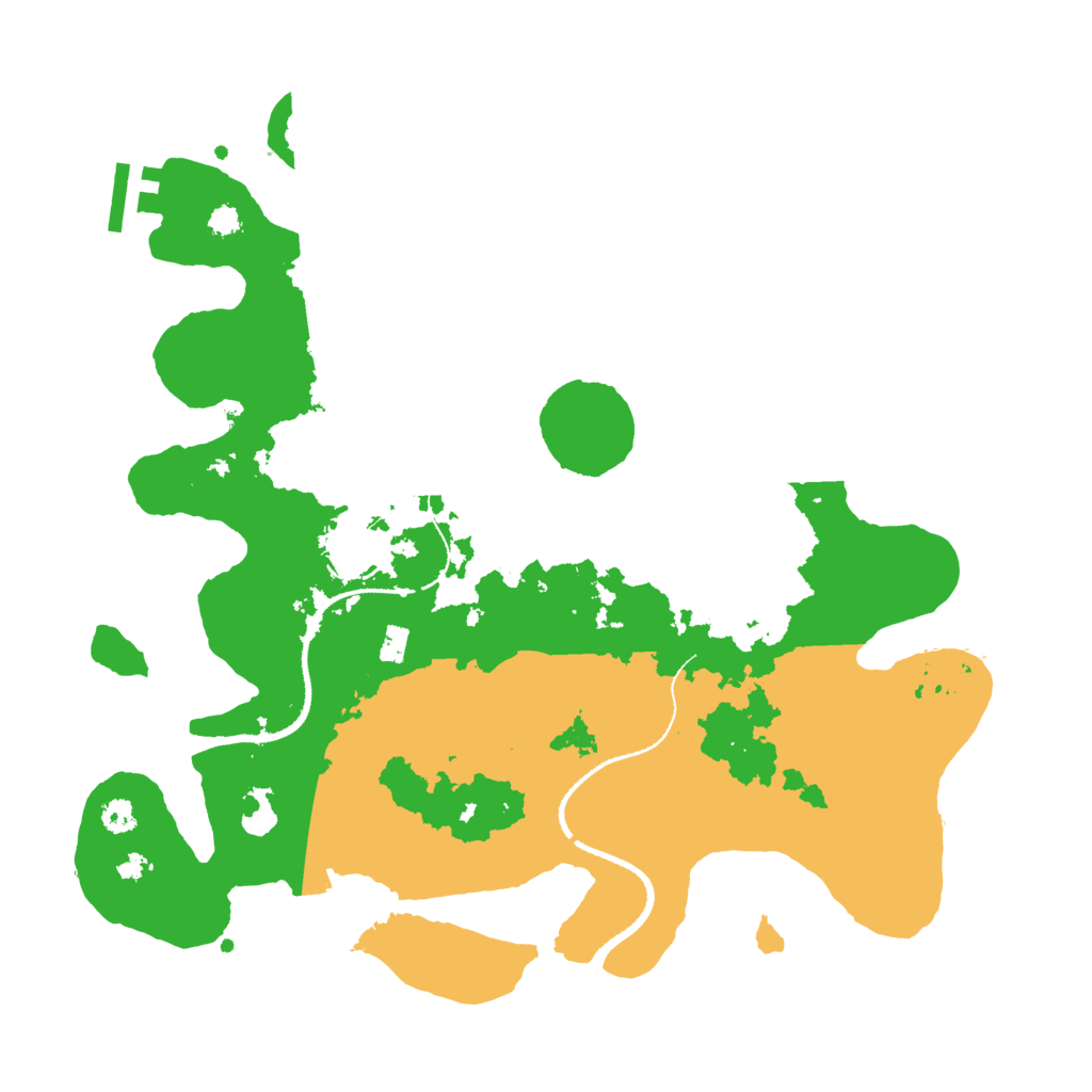 Biome Rust Map: Procedural Map, Size: 3200, Seed: 1180405998