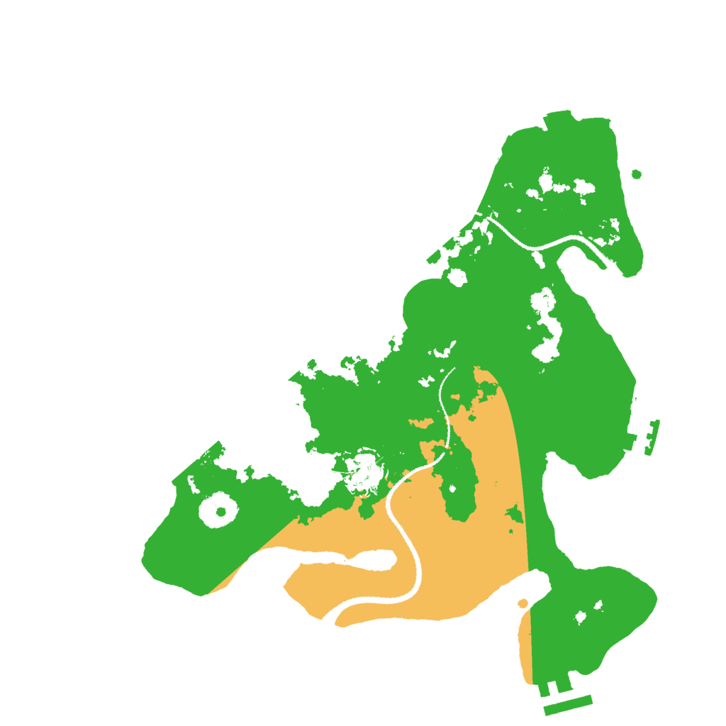 Biome Rust Map: Procedural Map, Size: 3000, Seed: 3678