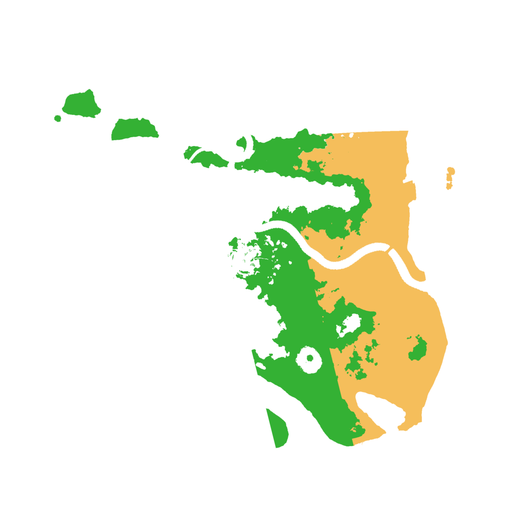 Biome Rust Map: Procedural Map, Size: 3000, Seed: 88416