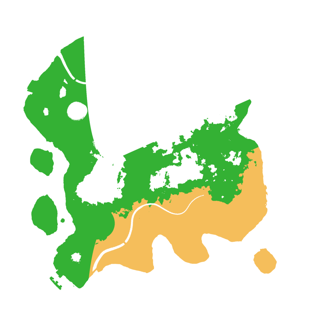 Biome Rust Map: Procedural Map, Size: 3000, Seed: 1029