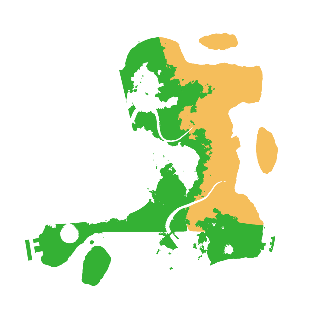 Biome Rust Map: Procedural Map, Size: 3000, Seed: 1819656181