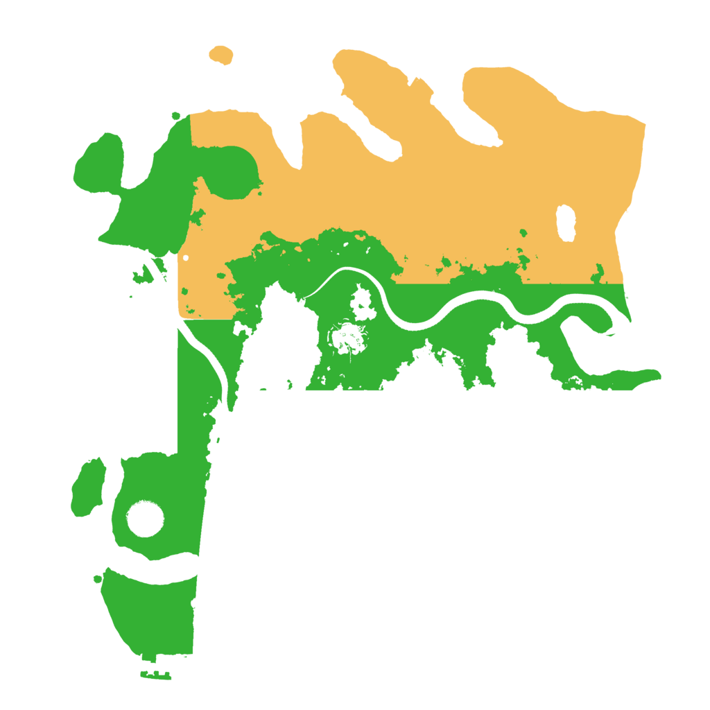 Biome Rust Map: Procedural Map, Size: 3500, Seed: 956836
