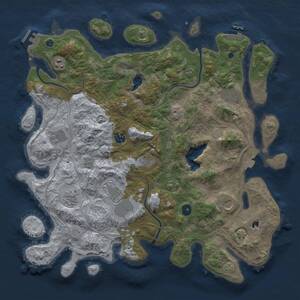 Thumbnail Rust Map: Procedural Map, Size: 4250, Seed: 618732989, 15 Monuments