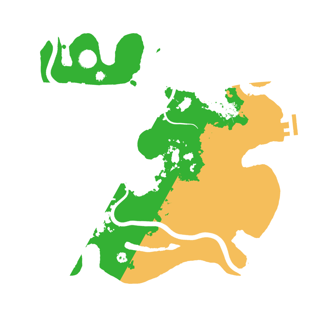 Biome Rust Map: Procedural Map, Size: 3000, Seed: 1939252109